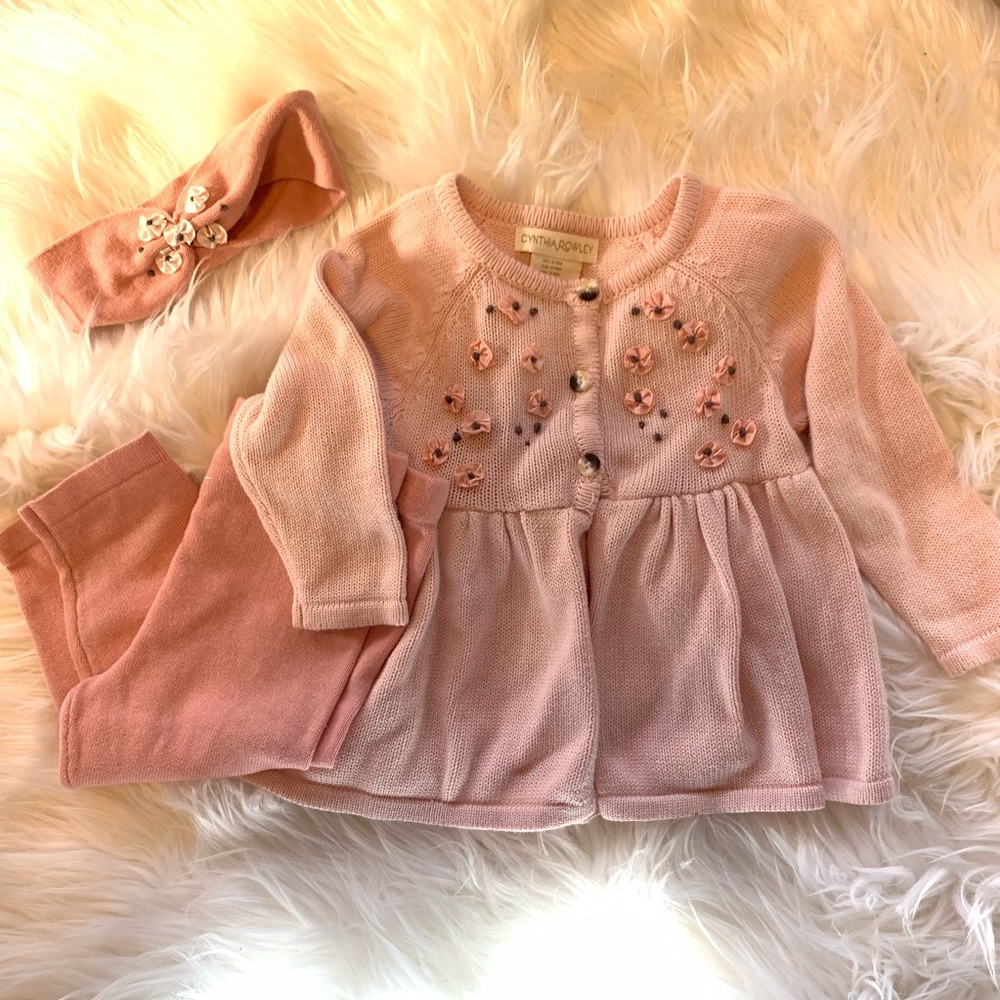 3-6 month Sweater set